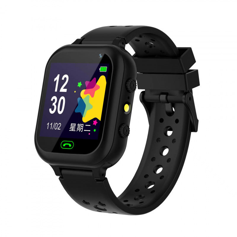 Children's Smart Phone Watch Waterproof Q12 English Multi Language GPS Positioning