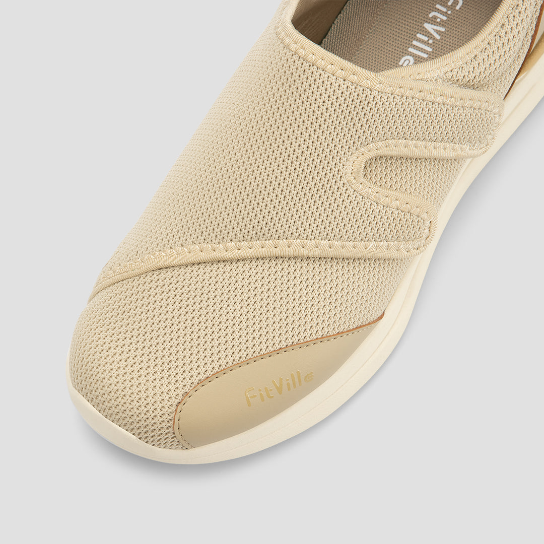 FitVille Women's EasyTop Diabetic Shoes V1