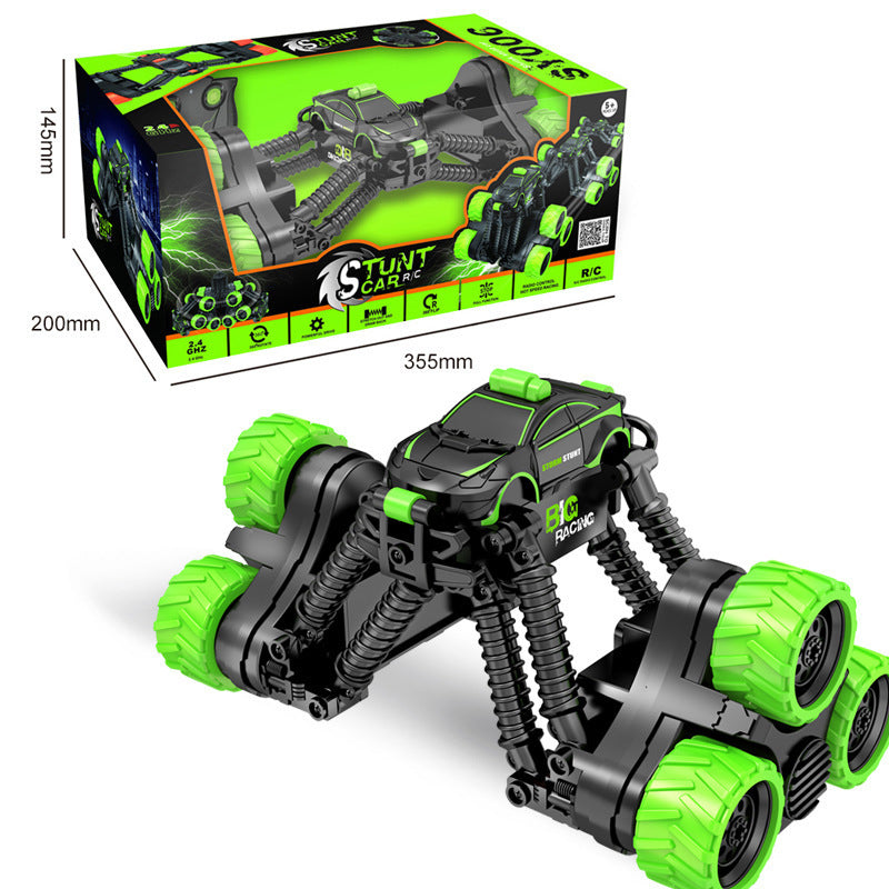 Boy Tumbling Stunt Car Remote Control Off-road Tipping Climbing Car