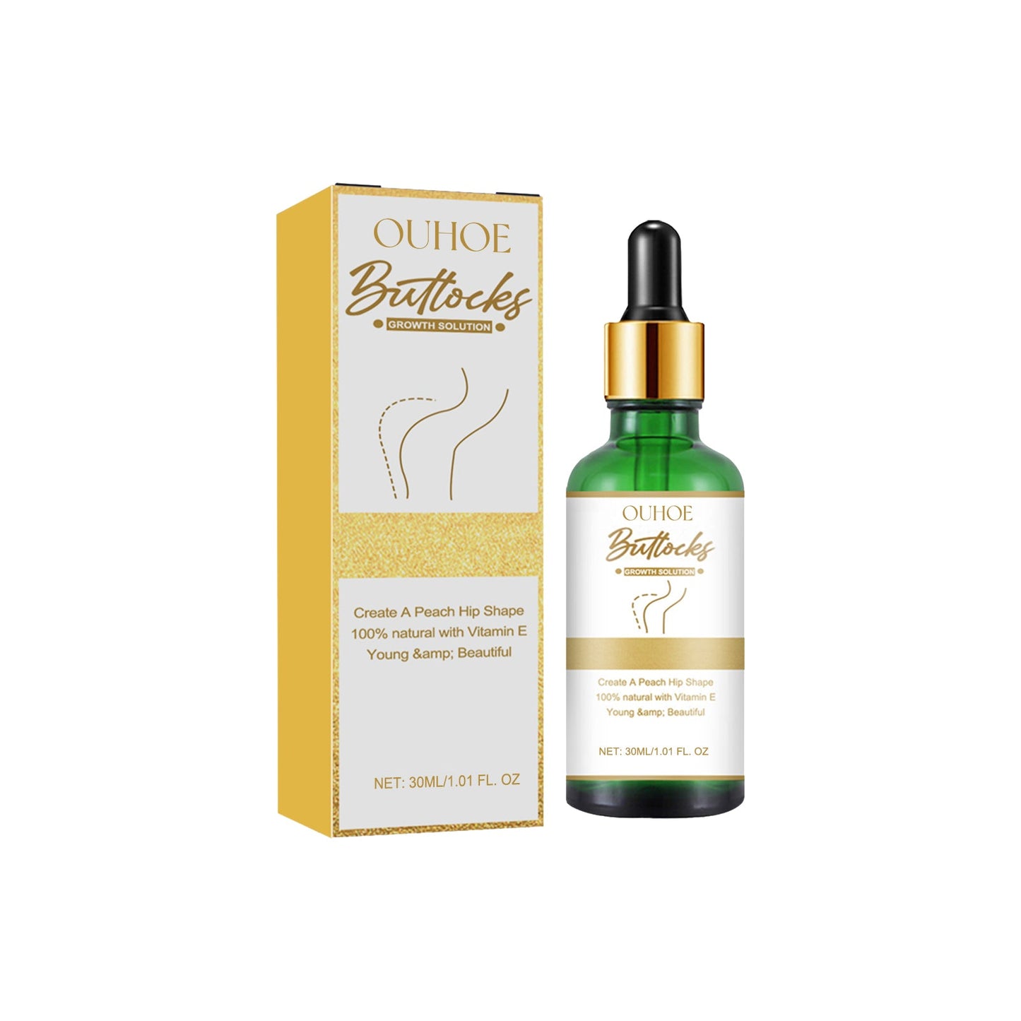 Butt Essential Oil Lift Buttock Plump Buttock Massage Firming And Lightening Orange Peel Body Shape Peach Butt Essential Oil