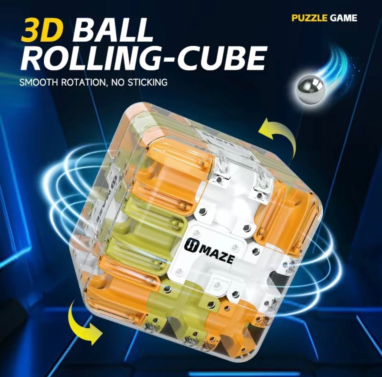 BrainOrbit Maze Cube