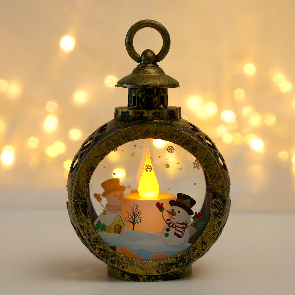 Christmas decorations, luminous night lights, pendant decorations, props, desktop candles, table lamps, and window displays