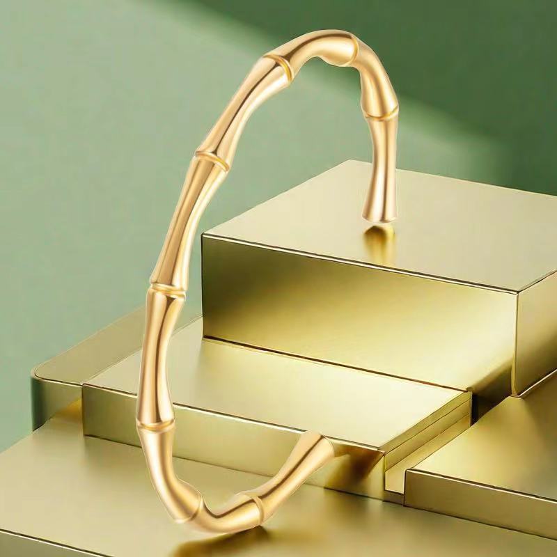 Stainless steel titanium steel bracelet for women non fading electroplated buckle jewelry for women