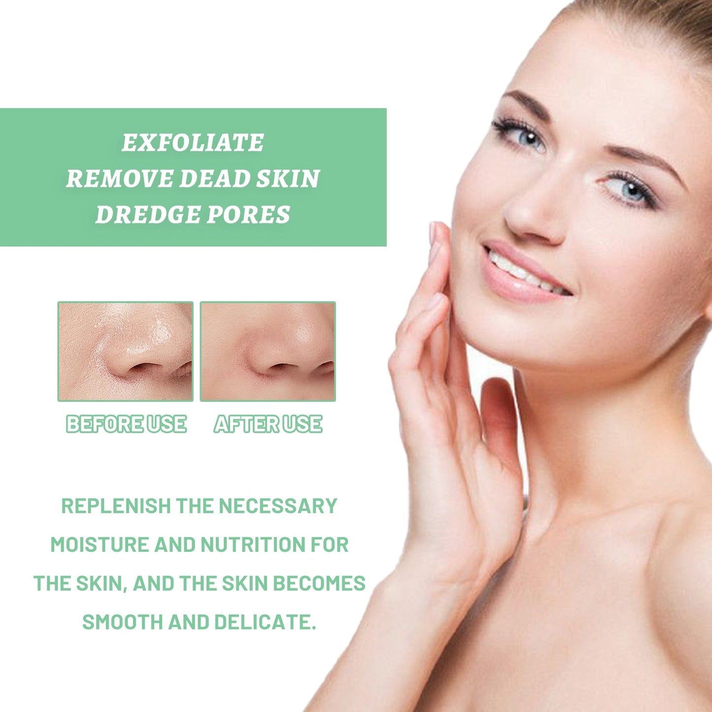 Exfoliating Gel, Mildly Clean Silent Black Mouth Contractive Pore Chamfer Bright Skin Gel
