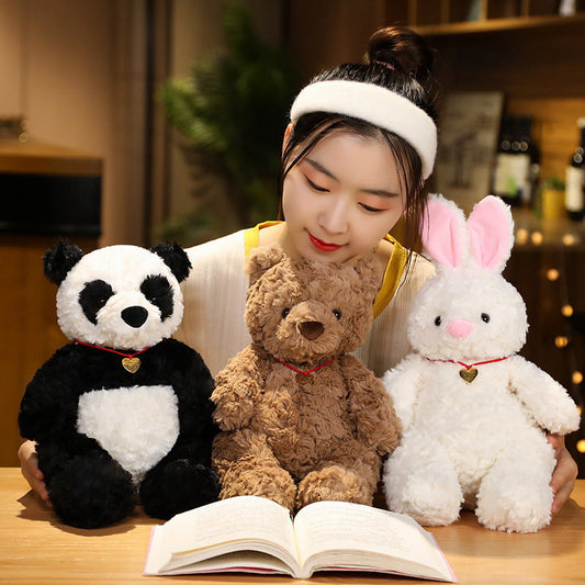 Adorable Plush Panda and Rabbit Stuffed Animals-0