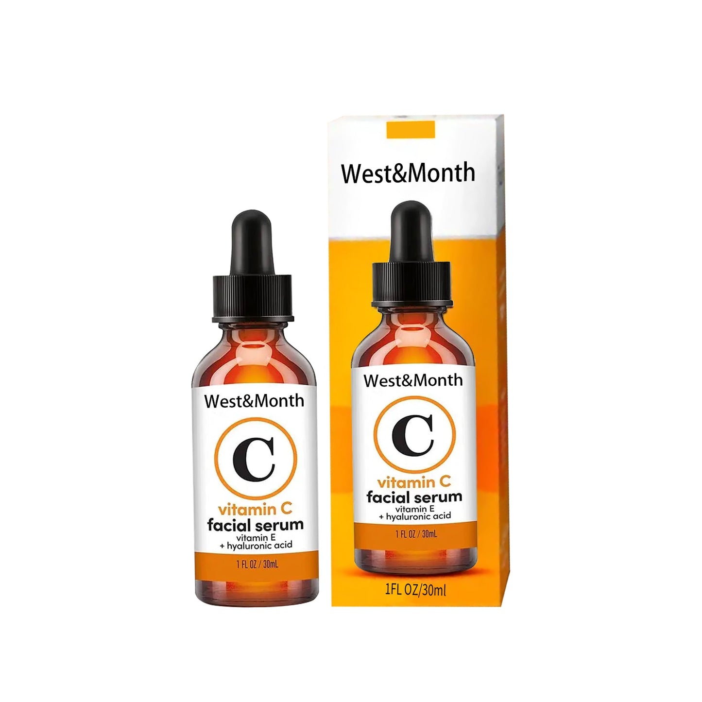 Vitamin C Face Serum, Anti-Aging Fade Facial Spots Wrinkles Brightening Skin