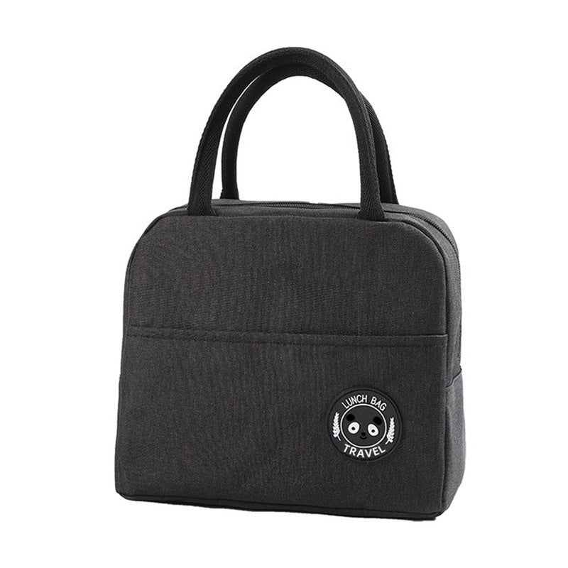 Fashion simple portable insulation bag waterproof fresh-keeping aluminum foil lunch box bag small lunch bag travel cooler bag