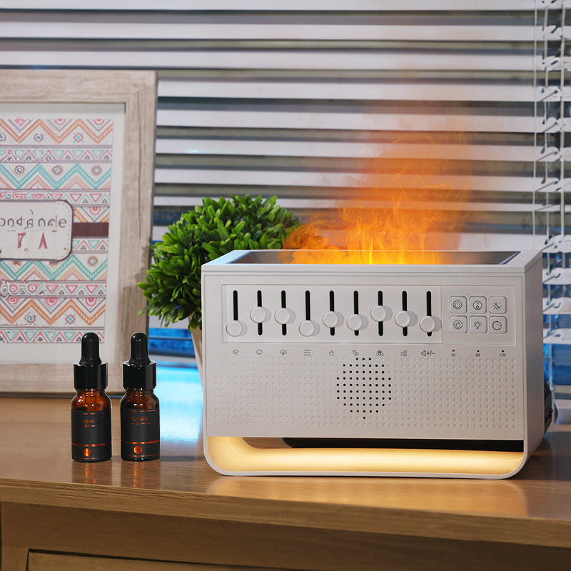 Haut-parleur Bluetooth Portable à bruit blanc, aide au sommeil, veilleuse, humidificateur, Machine tout-en-un, 8 Goup, son natur