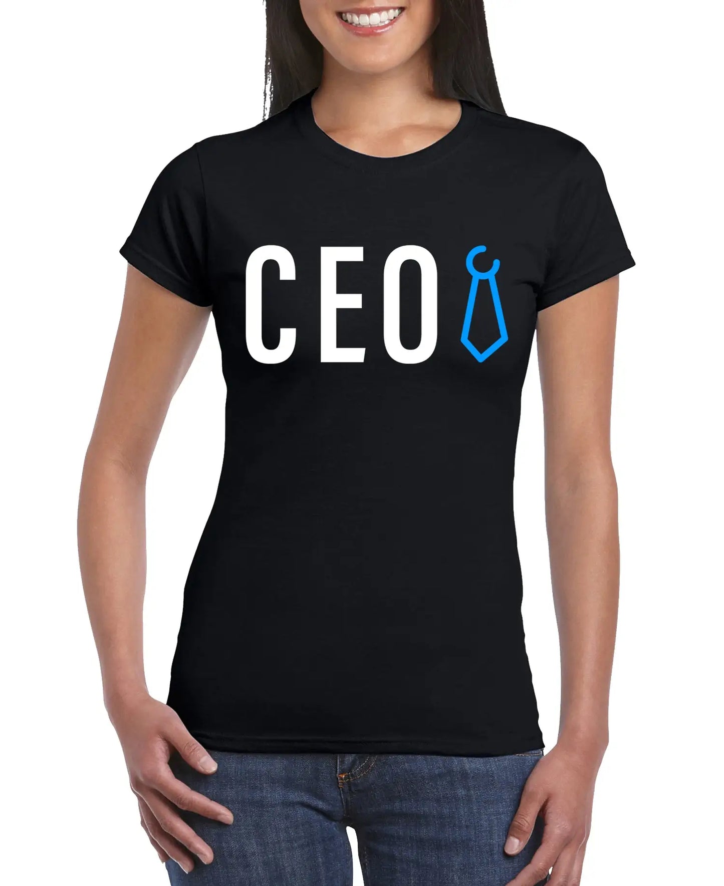 CEO Women's Slim Fit Short Sleeve T-Shirt