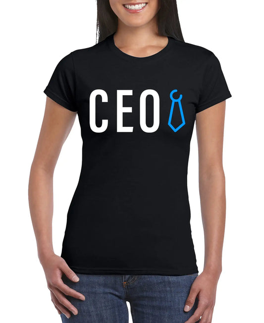 CEO Women's Slim Fit Short Sleeve T-Shirt