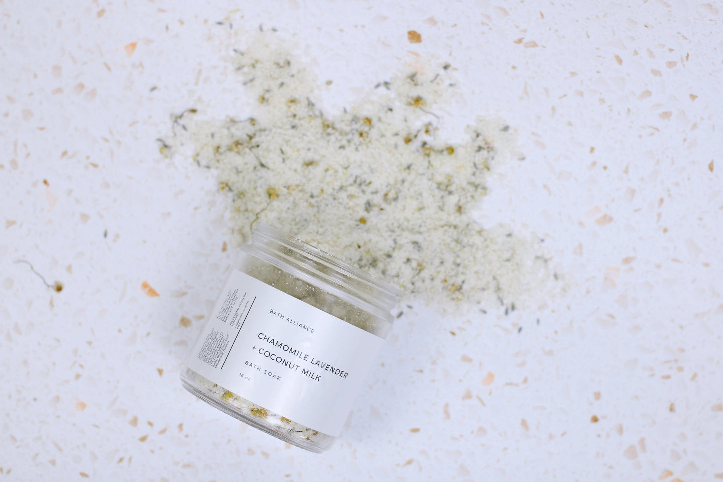 CHAMOMILE LAVENDER + COCONUT MILK BATH SOAK