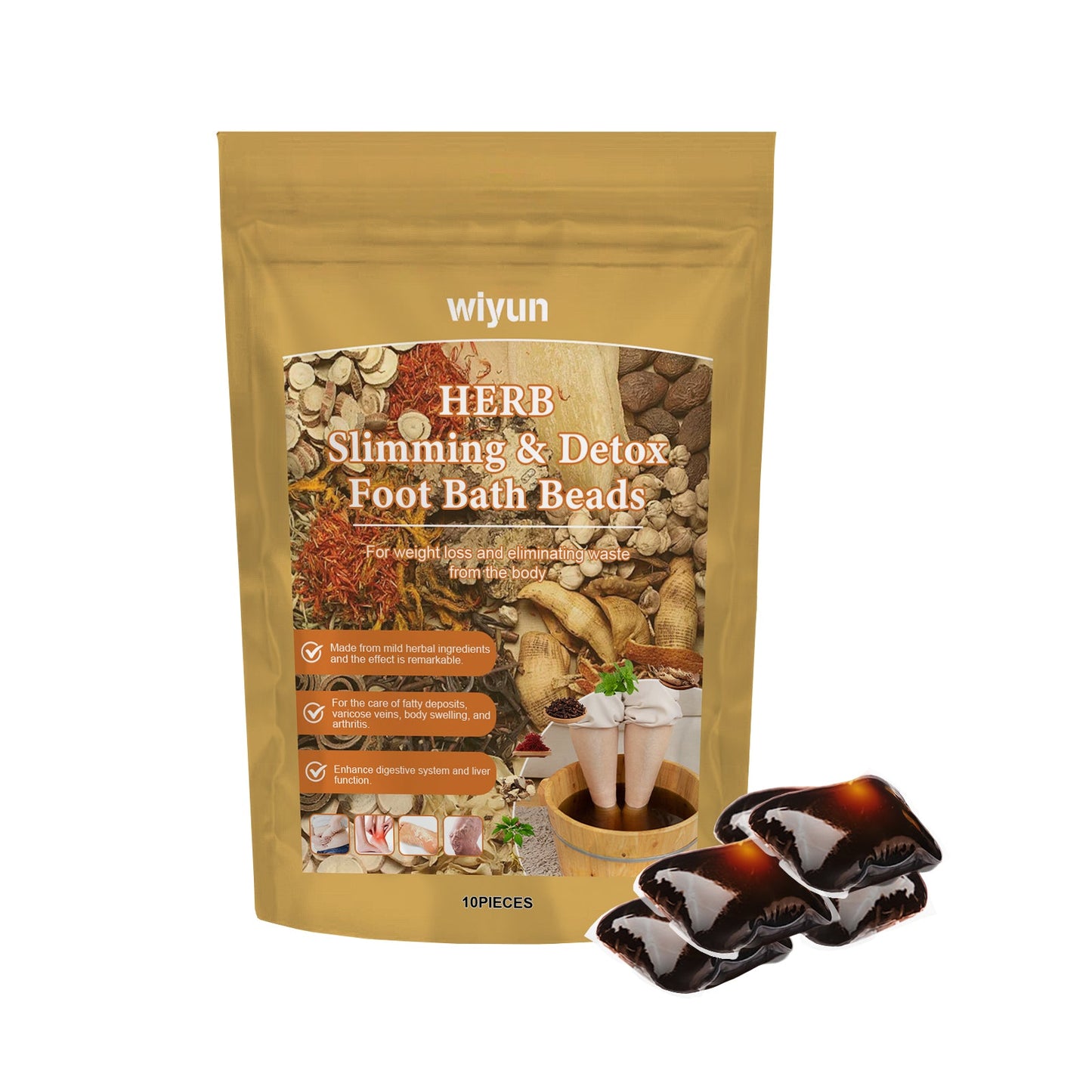 Herbal Foot Bath Beads Foot Bath Beads Leg Daily Care Nourishing Foot Body Repair Foot Bath Beads