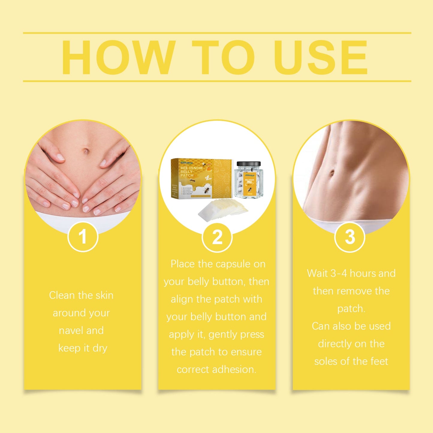 Bee Venom Body Sculpting Stick Slimming Body Sculpting Navel Stick Tummy Tucking Body Curves Firming Skin