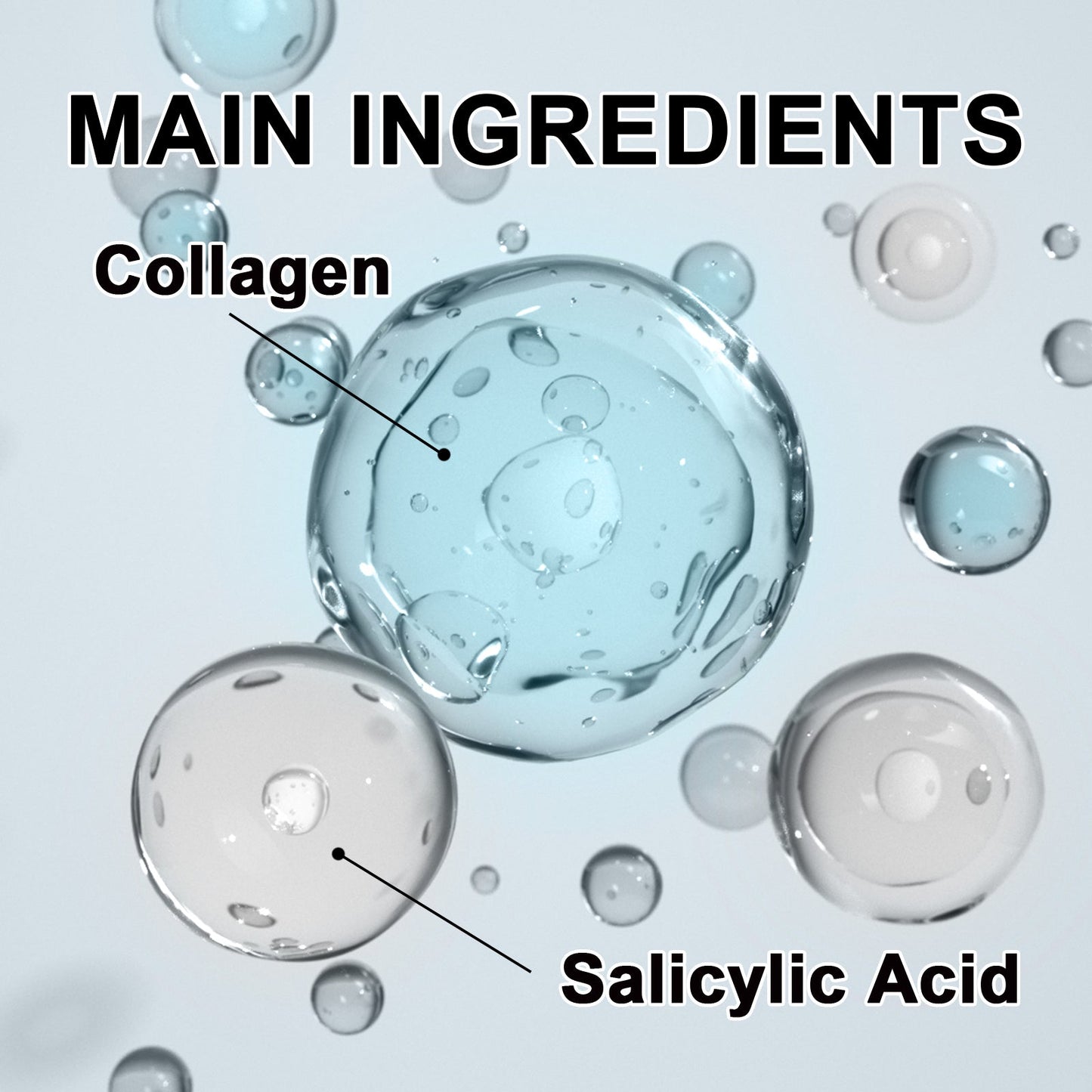 Salicylic Acid Facial Essence, Lighten Acne Mark Repair Hydrating Facial Care Essence