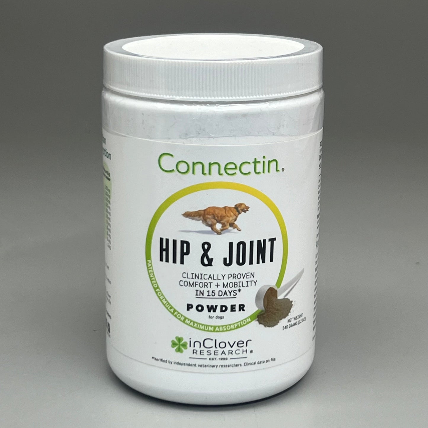 CONNECTIN Hip & Joint Powder Comfort & Mobility Dog Supplement 12 oz ea 12/26