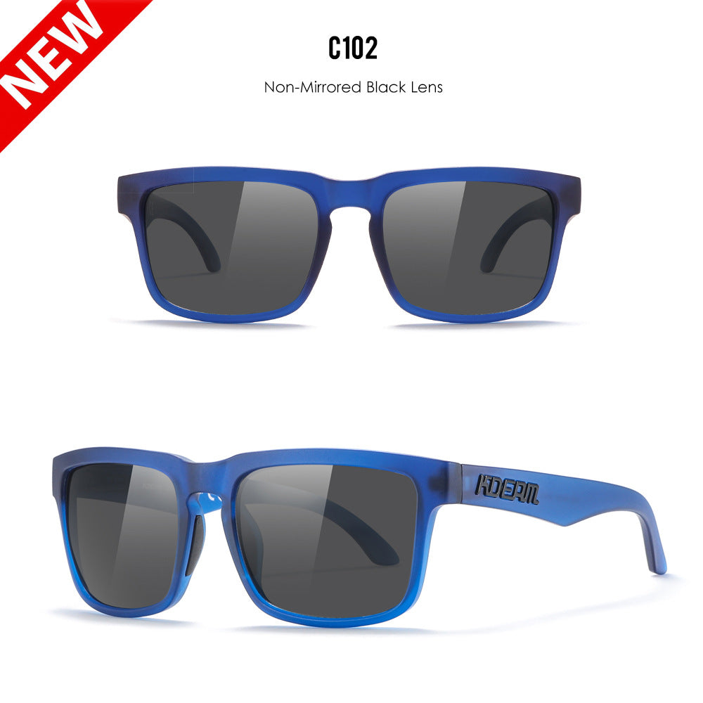 Classic polarized sunglasses for men and women ultra light driving glasses colorful real film sunglasses