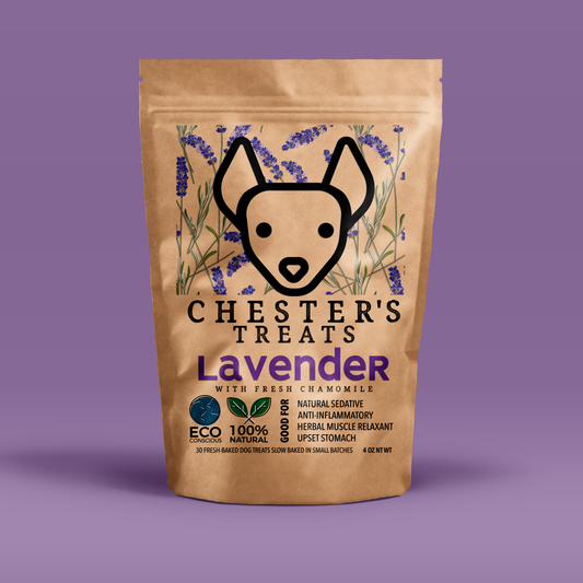 CHESTER'S LAVENDER DOG TREATS NATURAL CALMING HERBS