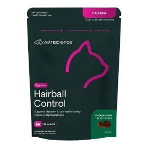 Cat Hairball Control Supplement by Vetriscience