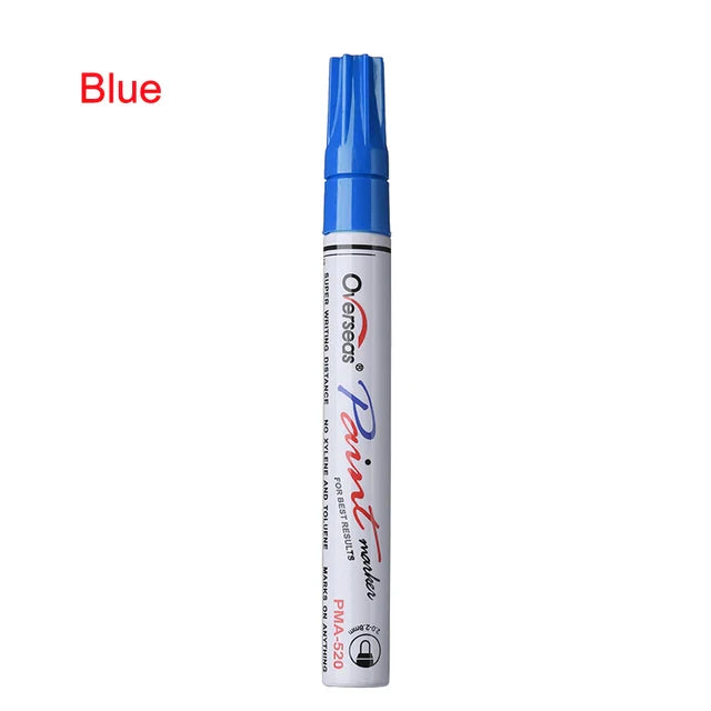 Colorful Waterproof Pen Car Tyre Tire Tread CD Metal Permanent Paint markers Graffiti Oily Marker Pen Car Styling