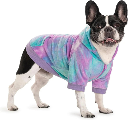 Cozy Dog Hoodie – Fleece Sweatshirt with Pockets for Small Dogs & Cats (XS-XXL)