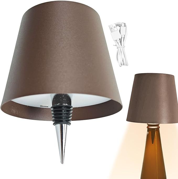 LED Creative Wine Bottle Light for Bar: Movable, Rechargeable, RGB Dimmable Decorative Bottle Lamp