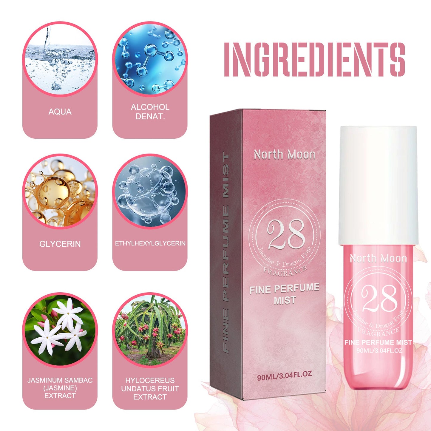 Perfume Spray Fresh Lasting Fragrance Non-Pungent Women's Date Perfume Spray