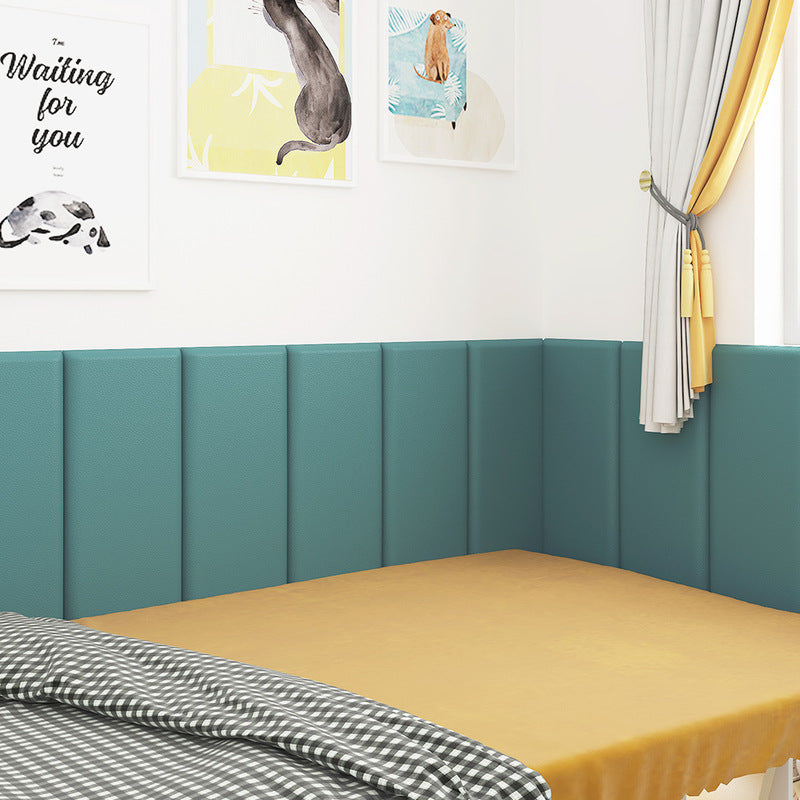 Kids' 3D Wall Stickers, Self - adhesive Soft Leather Bags, Anti - collision Wall & Bedhead Panels, 2 - 8 pcs