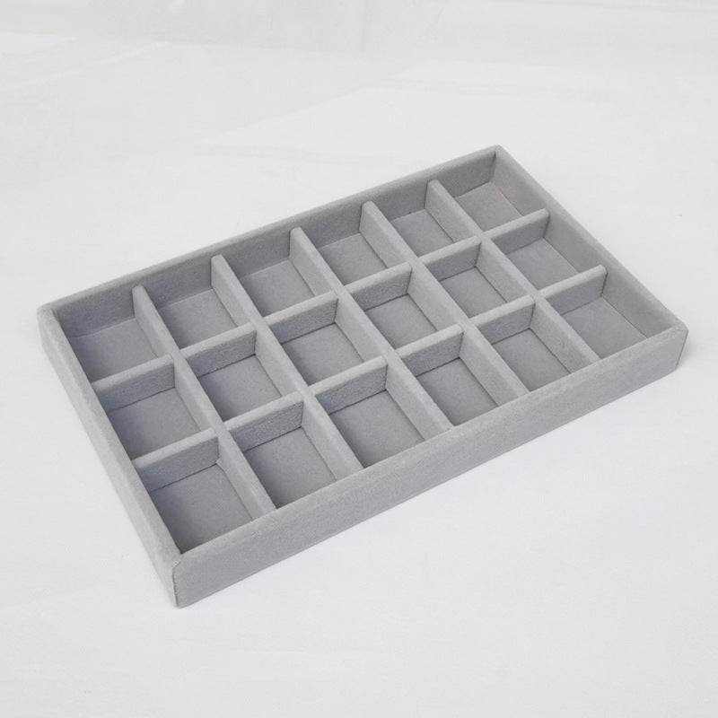 Velvet Stackable Jewelry Organizer, Portable for Rings, Earrings and Necklaces.