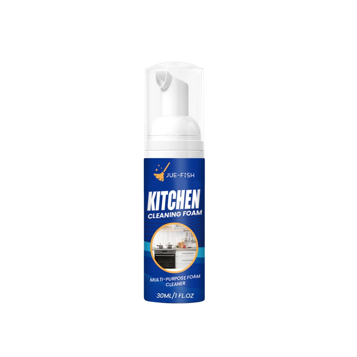 Kitchen Foam Cleaner, Kitchen Stove Range Hood Stain Removal Heavy Oil Foam Cleaner