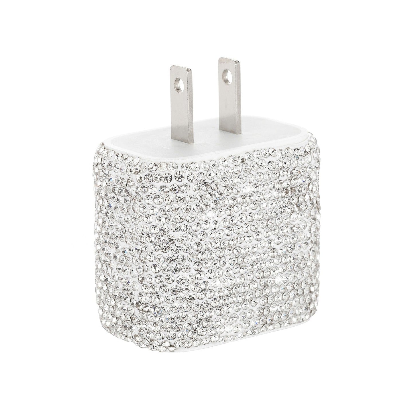 Diamond studded phone charger US standard PD20W phone charger suitable for Apple phone fast charging head