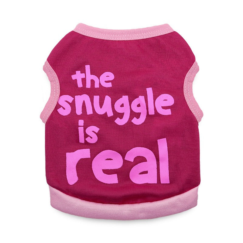 Dog Clothes Summer Clothes Teddy Bears Small Dogs Milk Dogs Puppy Clothes Pet Dog Vest Thin