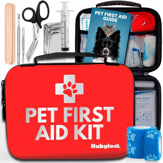 Dog & Cat First Aid Kit Vet Approved Emergency Supplies Travel Home RV
