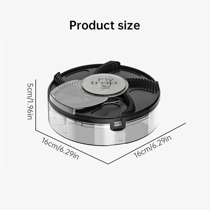 Fly Trap: Automatic, Removable Pest Catcher for Household & Kitchen