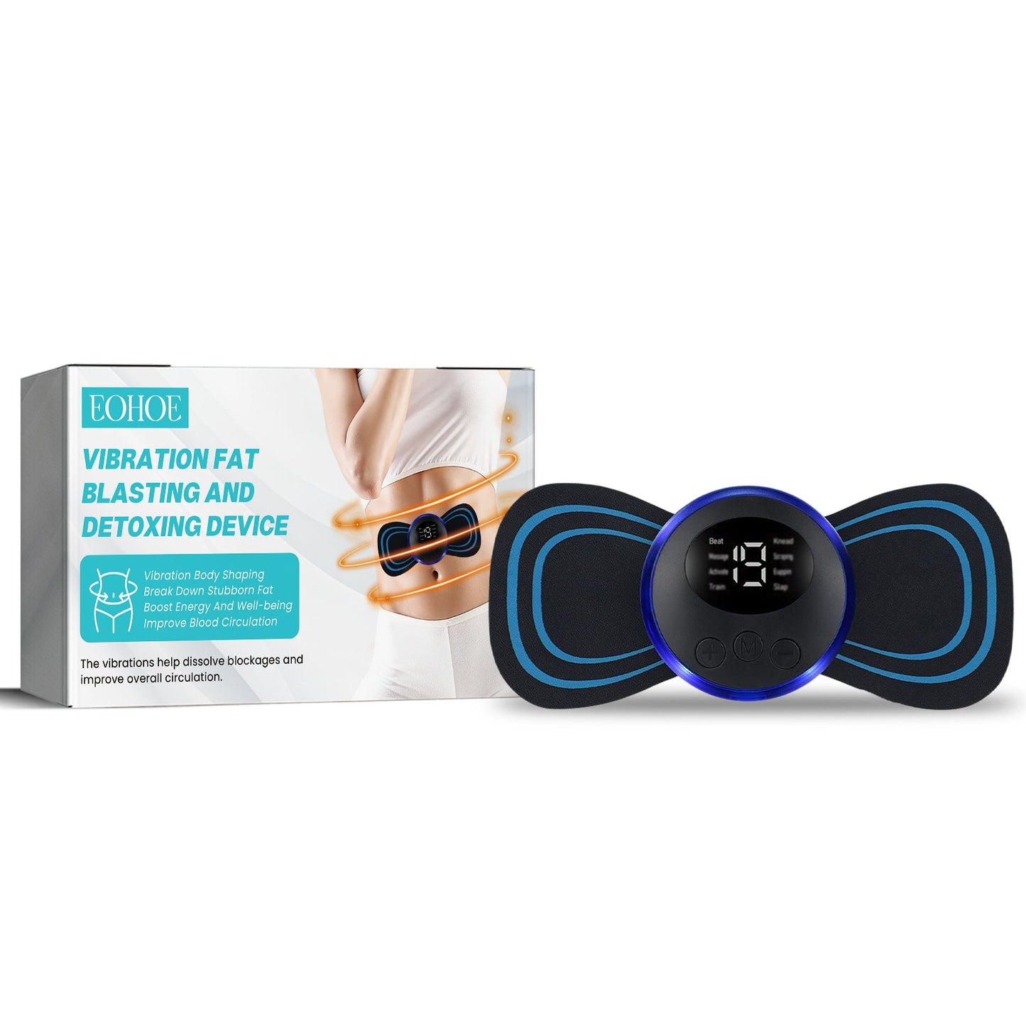 Convenient Vibrating Body Instrument, Body Fit Comfort Massage Pad Shows Off The Body Lightweight Massager