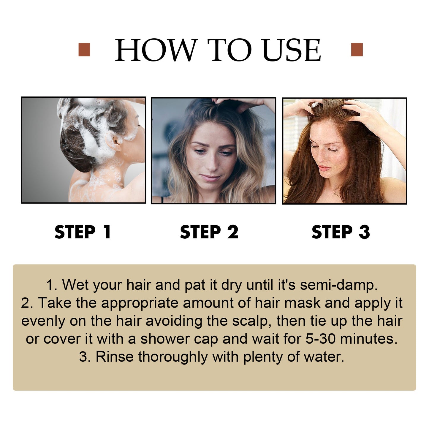 Disulfide Bond Reductive Hair Mask, Repair Dry Hair And Frizzy Hair Damaged Strong Supple Hair Mask