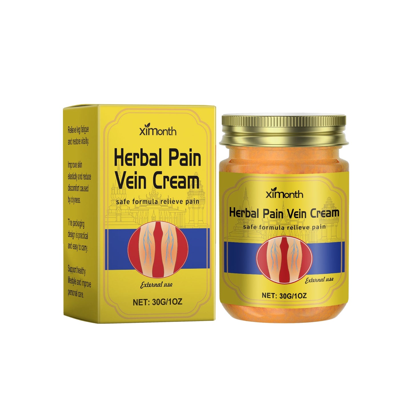 Herbal Leg Care Cream, Pamper, Massage, Repair And Relieve Uncomfortable Legs