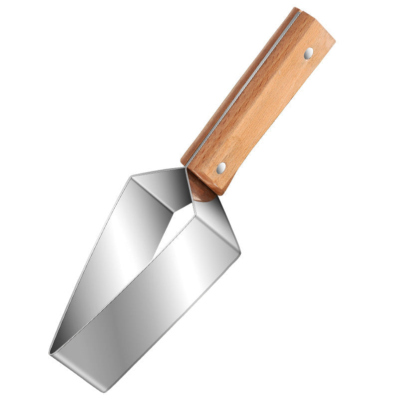 New Watermelon Splitter Watermelon Cutting Artifact 430 Stainless Steel Cutting Piece Splitter Household Melon Triangle Cutting