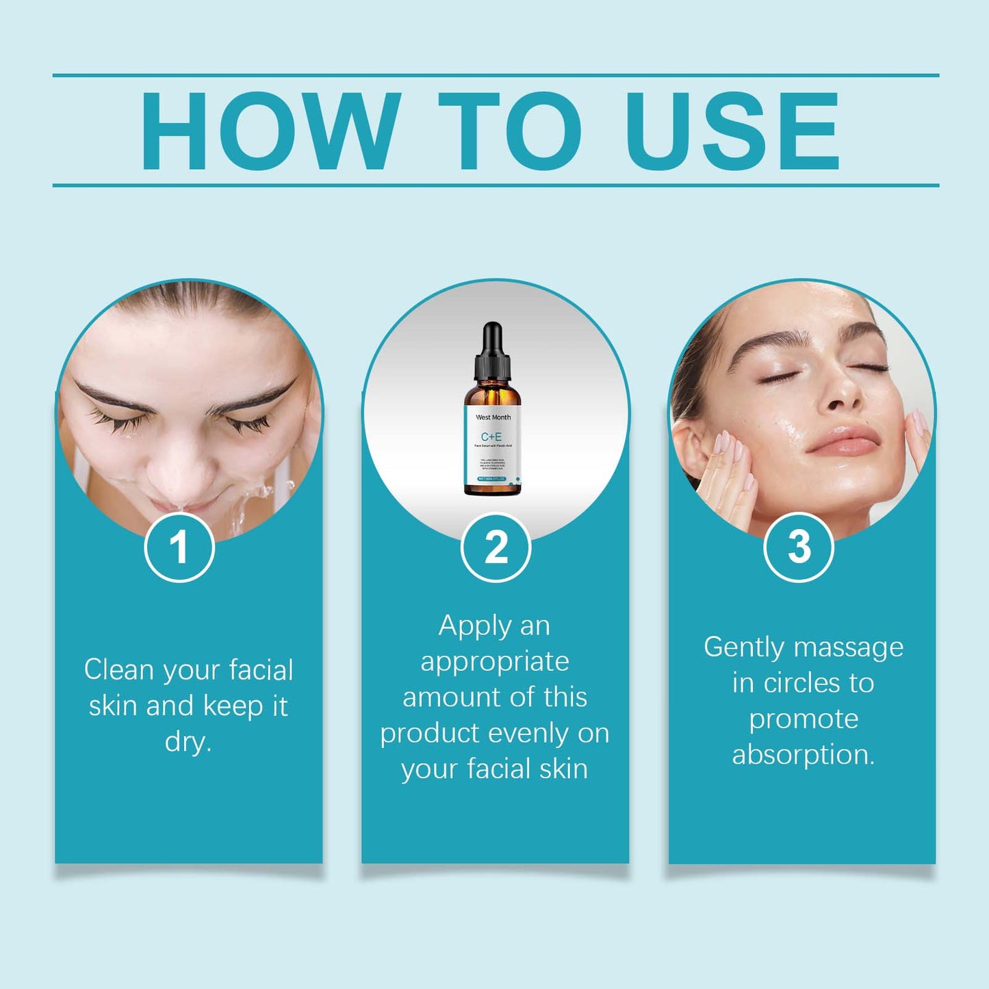 Vitamin C Facial Serum, Moisturizing, Moisturizing, Brightening And Revitalizing Skin Care