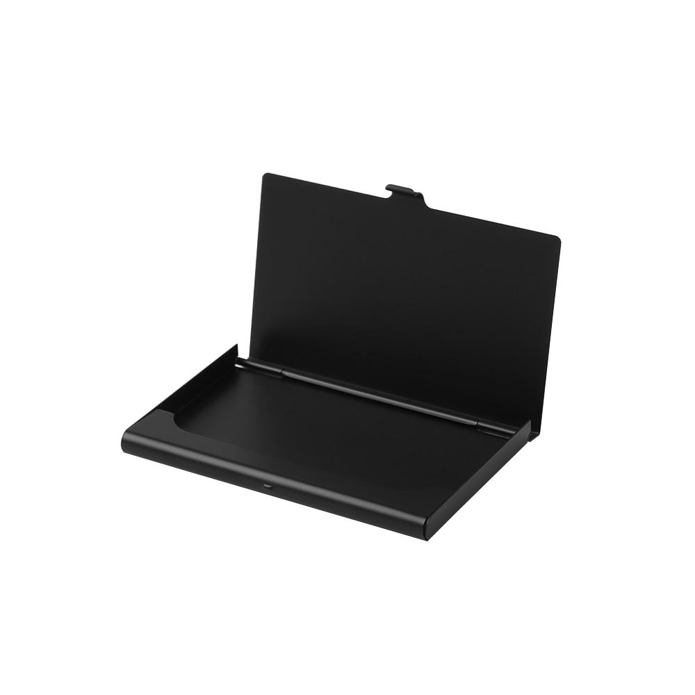 Creative business card case stainless steel Aluminum Holder Metal Box Cover Credit Men business card holder card metal Wallet