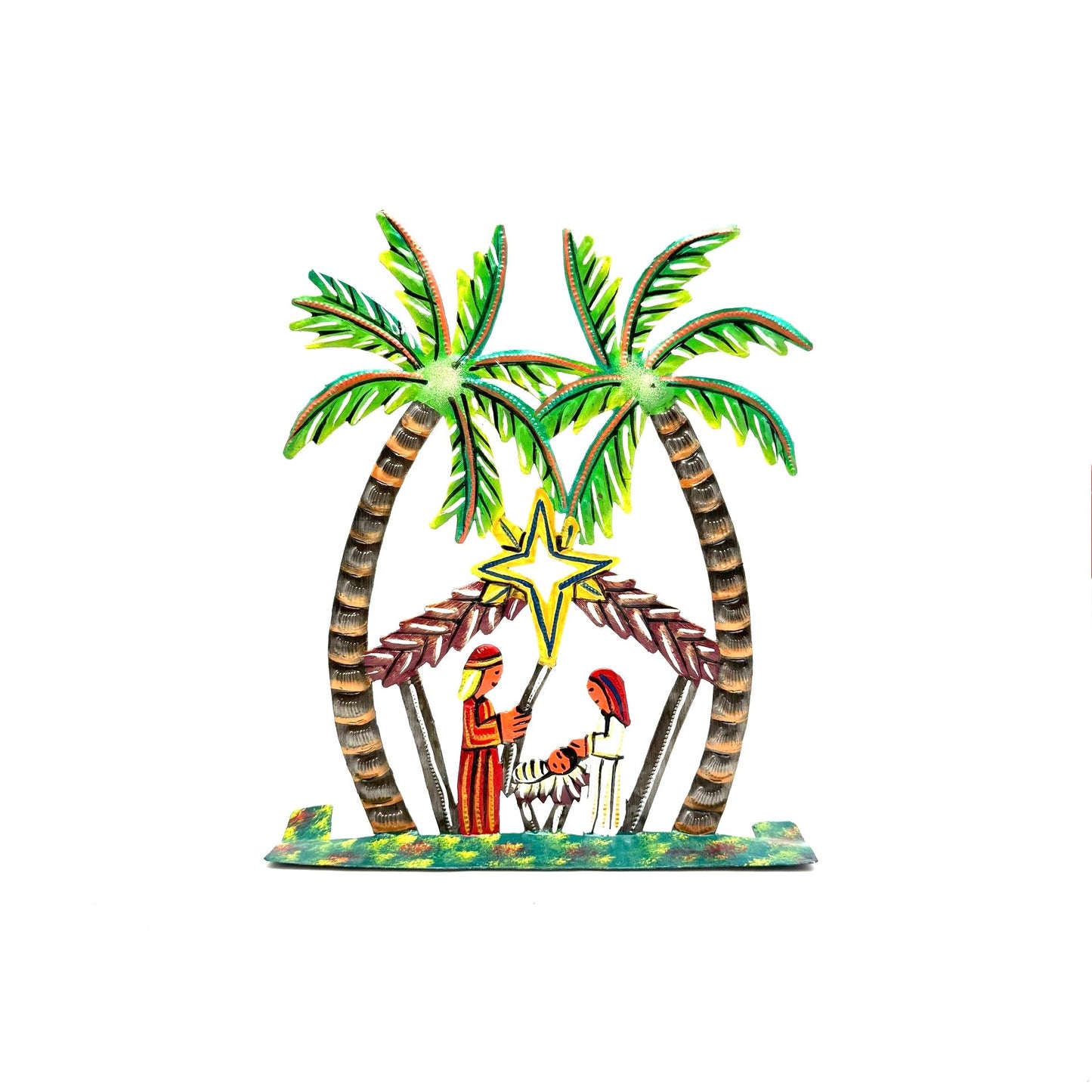 Painted Palm Nativity