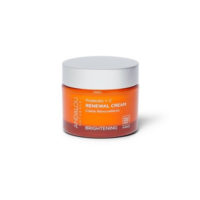 Andalou Naturals Brightening Probiotic + Vitamin C Renewal Cream 1.7oz - Imperfect Box