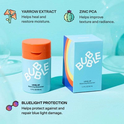 Bubble Skincare Level Up Balancing Gel Moisturizer 1.7 fl oz - Imperfect Box