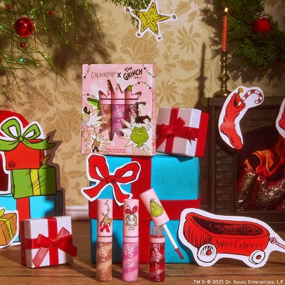 ColourPop x How the Grinch Stole Christmas Lip Gloss Trio Merry Grinchmas 0.048oz - Imperfect Box