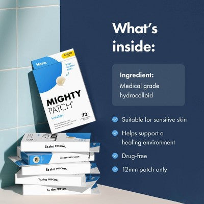 Hero Cosmetics Mighty Patch Invisible 72ct - Imperfect Box