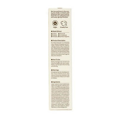 Sun Bum Daily Face Cleanser 5 fl oz - New