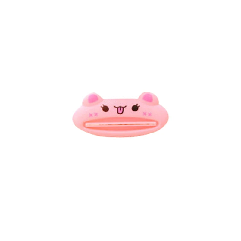 New Bathroom Accessories Toothpaste Squeezer Tooth Paste Dispenser Tube Squeezer Facial Cleanser Press Rolling Holder for Kids