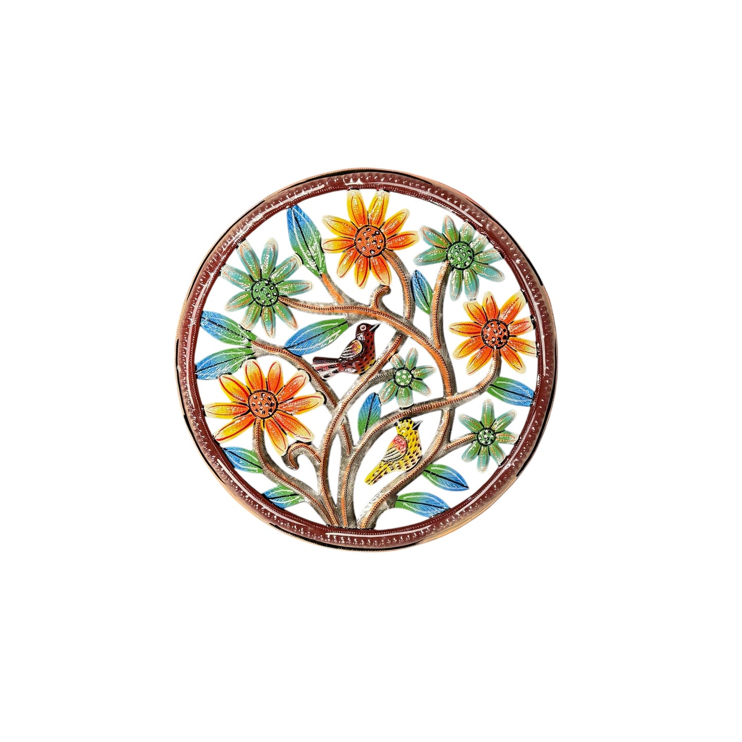 Medium Birds and Daisies