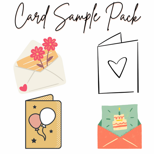 Set of Five Assorted Greeting Cards