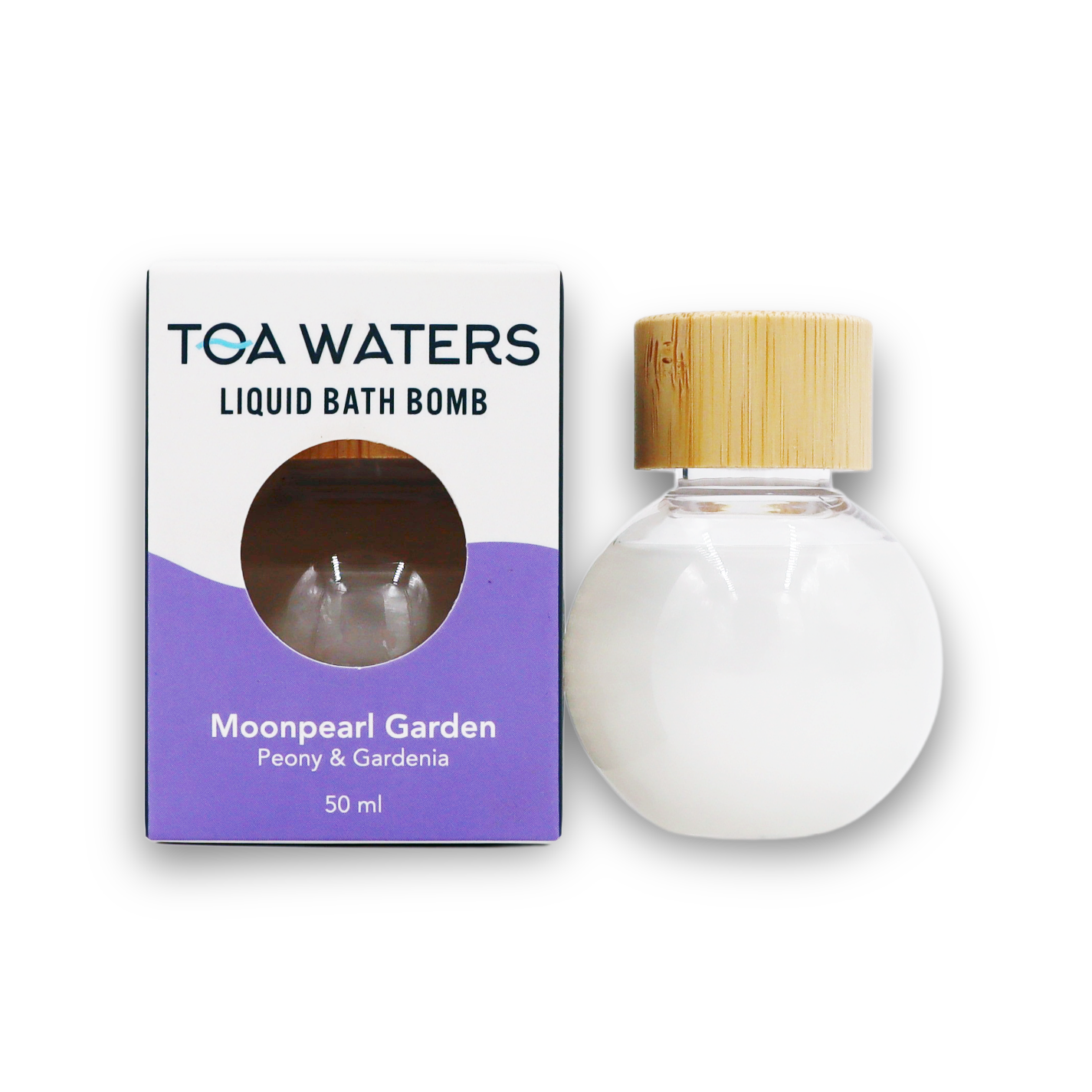 Moonpearl Garden Liquid Bath Bomb - Peony and Gardenia