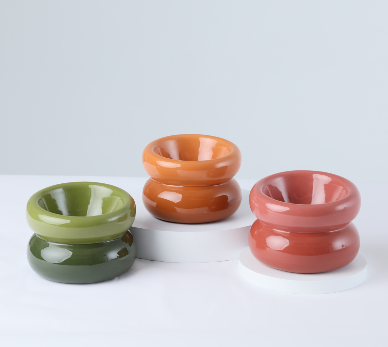 Soufflé Pet Bowl - Avocado Green - cavamart.com